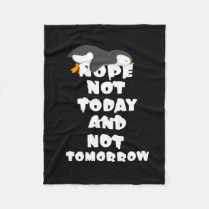 Penguin Blanket Pinguin Lover Blanket Fleecedecke