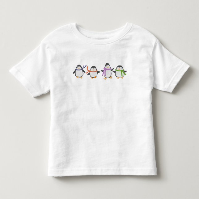 Penguin Buddies Kleinkind T-shirt (Vorderseite)