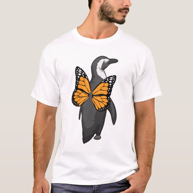 Penguin Butterfly Flügel T-Shirt (Vorderseite)