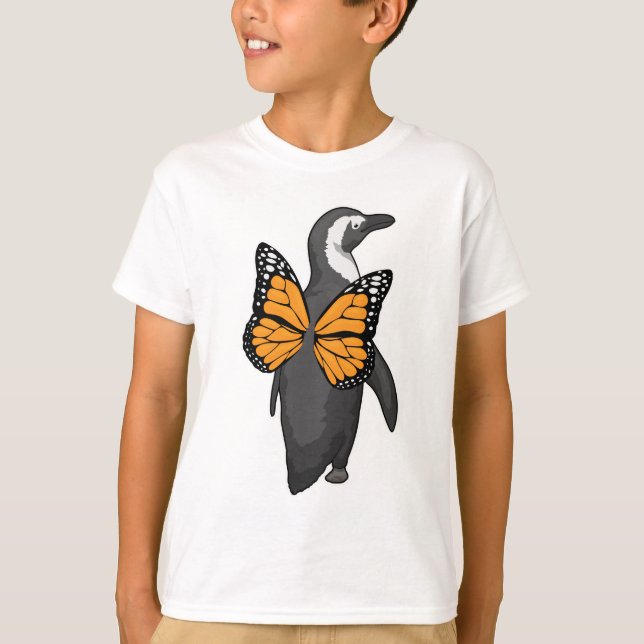 Penguin Butterfly Flügel T-Shirt (Vorderseite)