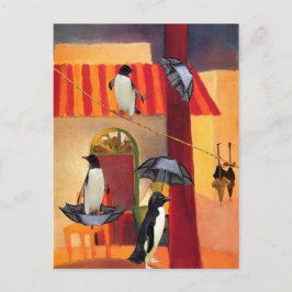 Penguin Cafe Postkarte