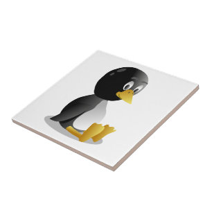 Penguin-Cartoon Fliese