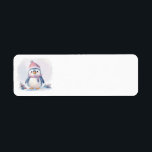 Penguin Christmas Address Labels<br><div class="desc">Pinguin-Weihnachtsadressen</div>