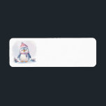 Penguin Christmas Address Labels<br><div class="desc">Pinguin-Weihnachtsadressen</div>