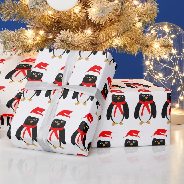 Penguin Christmas Geschenkpapier (Feiertage)