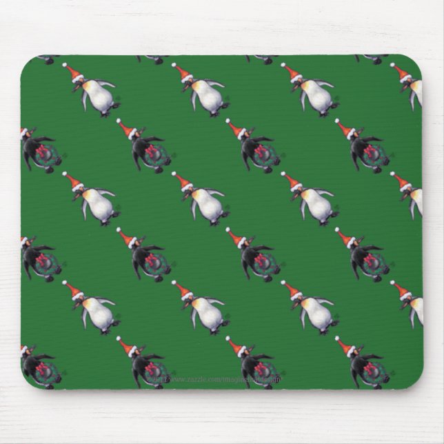 Penguin Christmas Mousepad (Vorne)