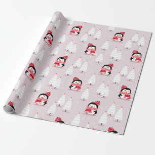 Penguin Christmas Pattern Geschenkpapier