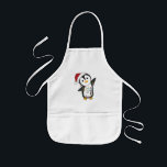 Penguin Christmas Snow Winter Animals Penguins Adu Kinderschürze<br><div class="desc">Der Pinguin für Weihnachten mit Feenlicht. Hübsche Tiere mit Geschenken und Schnee für den Urlaub. Auch lustig für Weihnachten im Juli. Pinguine sind niedliche Tiere und perfekt zu Weihnachten.</div>