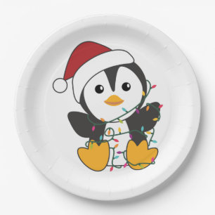 Penguin Christmas Snow Winter Animals Penguins Adu Pappteller