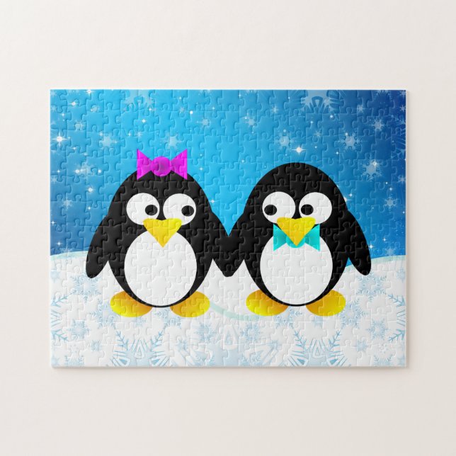 Penguin Couple (Horizontal)