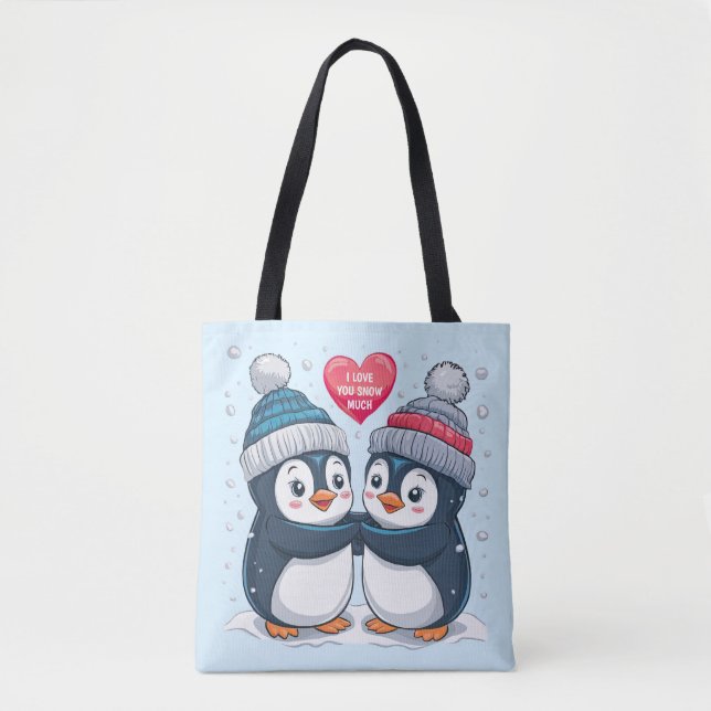 Penguin Couple Tasche (Vorderseite)
