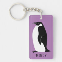 Penguin CUSTOM Lila Schwarz-weiß