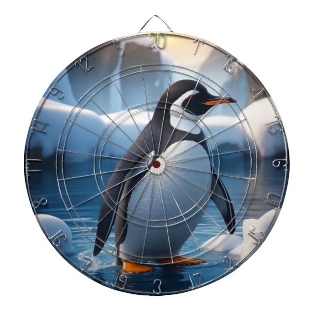 Penguin Dartboard Dartscheibe (vorne)