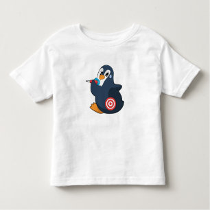 Penguin Darts Dart Dartboard Kleinkind T-shirt