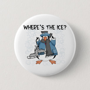 Penguin-Eis-Skaten Button