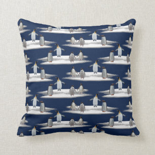 Penguin-Eisberg-Party-Kissen (Marine) Kissen