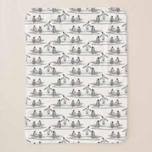 Penguin-Eisberg-Party Sherpa Decke Sherpadecke