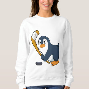Penguin Eishockey Eishockeystick Sweatshirt