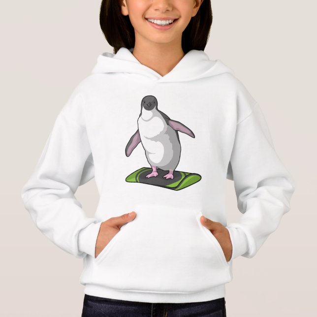 Penguin en Snowboardeur avec Snowboard (Devant)