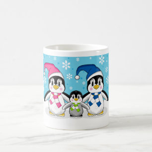 Penguin-Familien-Kaffee-Tasse Kaffeetasse