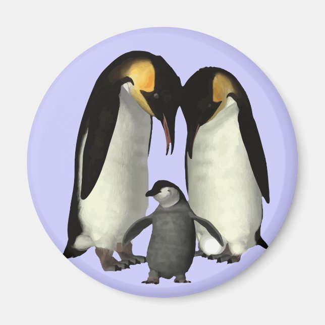 Penguin Family Magnet (Vorne)