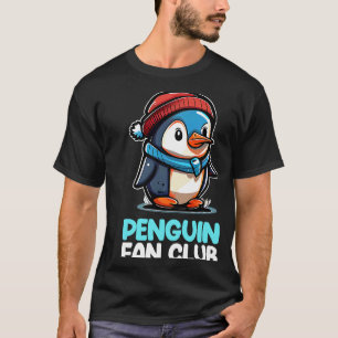 Penguin Fan Club Pinguin Zoo Kinder Jungen Mädchen T-Shirt