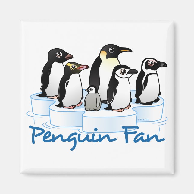 Penguin Fan Magnet (Vorne)