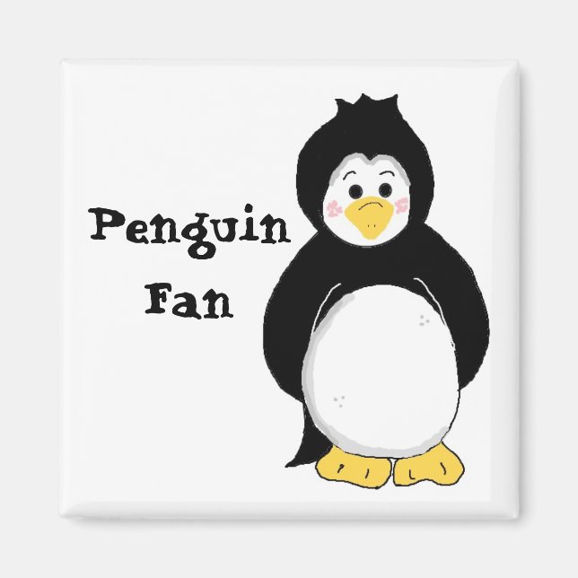 Penguin Fan Magnet (Vorne)