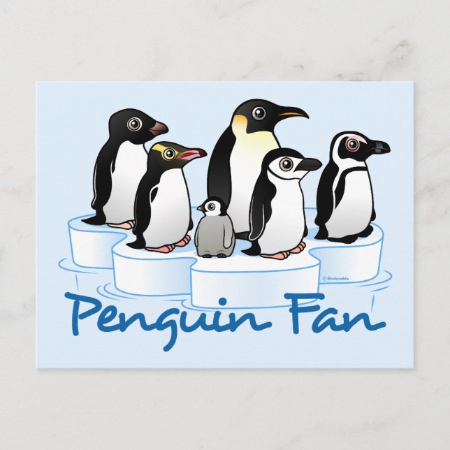 Penguin Fan Postkarte (Vorderseite)