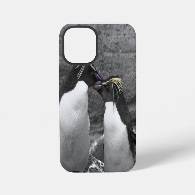 Penguin-Farbexplosion iPhone 12 Mini Hülle (Rückseite)