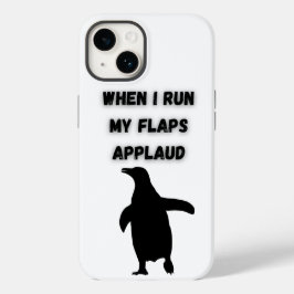 penguin flaps applaud inappropriate embarrassing Case-Mate iPhone 14 hülle