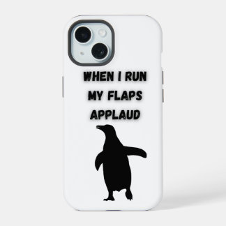 penguin flaps applaud inappropriate embarrassing iPhone 15 hülle