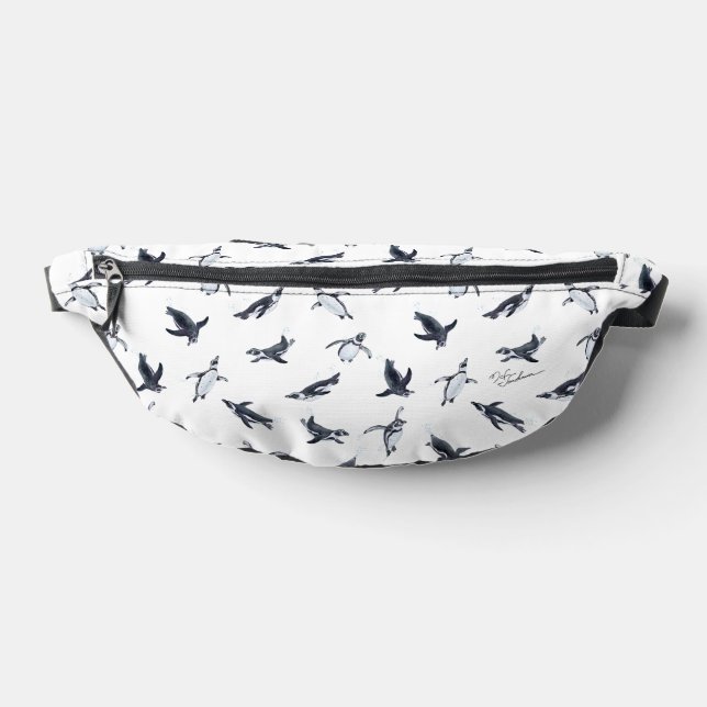 Penguin Flight Squad | Ocean Art Design Bauchtasche (Ablage )