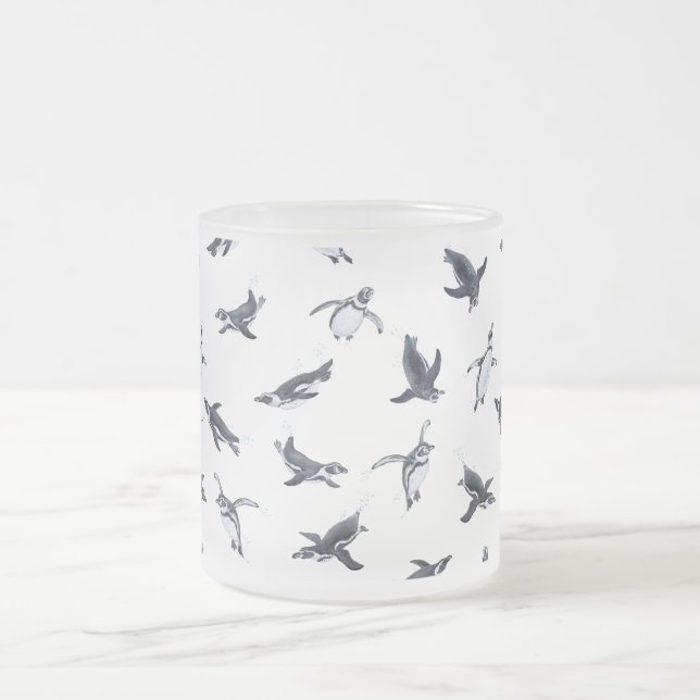Penguin Flight Squad | Ocean Art Design Mattglastasse (Mittel)