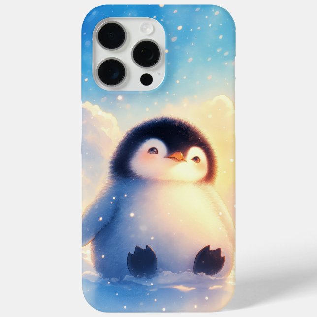Penguin Frosty Beginnings Case-Mate iPhone Hülle (Rückseite)
