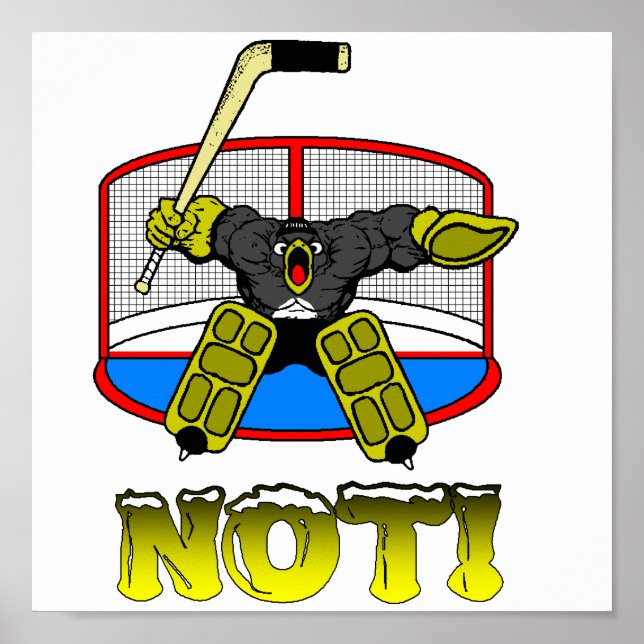 Penguin Goalie Poster (Vorne)