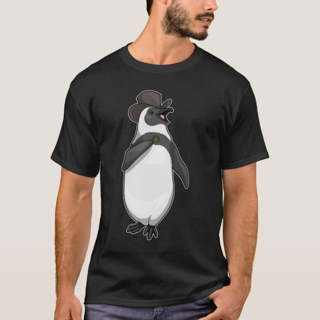 Penguin Groom Wedding T-Shirt (Vorderseite)