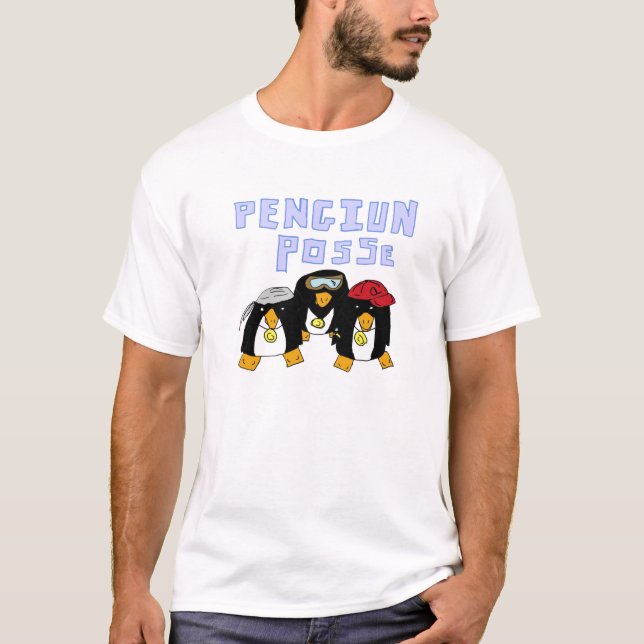 Penguin-Gruppen-T - Shirt (Vorderseite)