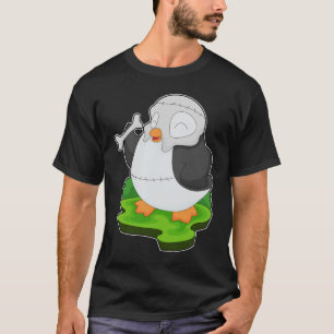 Penguin Halloween Mask T-Shirt