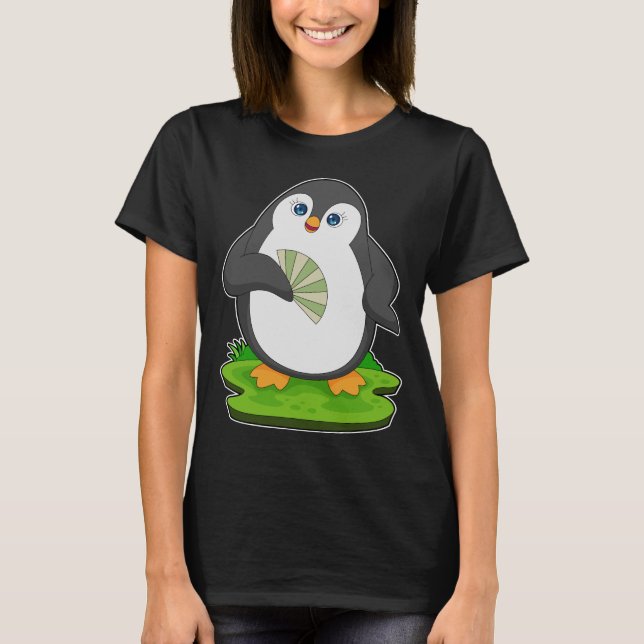 Penguin Hand fan T-Shirt (Vorderseite)