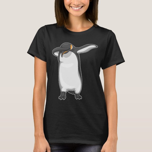 Penguin Hip Hop Dance T-Shirt (Vorderseite)