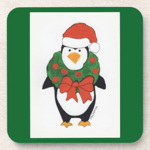 Penguin Holiday - Kinder Kunst für das CHOC Getränkeuntersetzer