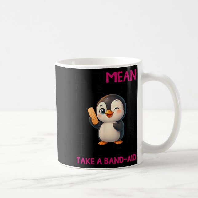 Penguin I'm Not Mean I'm Just Honest The Truth Hur Kaffeetasse (Rechts)