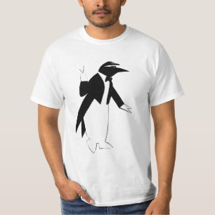 Penguin in einem Tuxedo - cool als Eis-Hipster T-Shirt