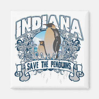 Penguin Indiana Magnet