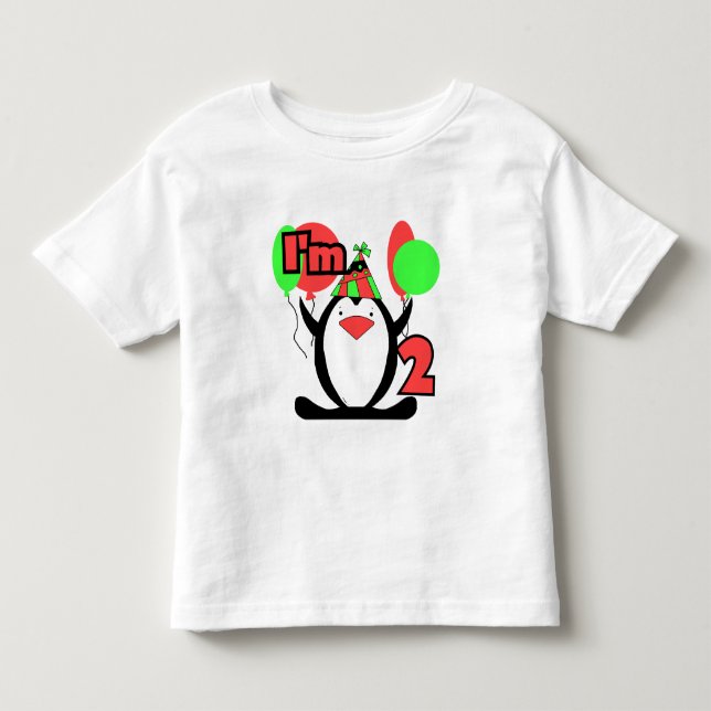 Penguin Je suis deux t-shirts et cadeaux (Devant)