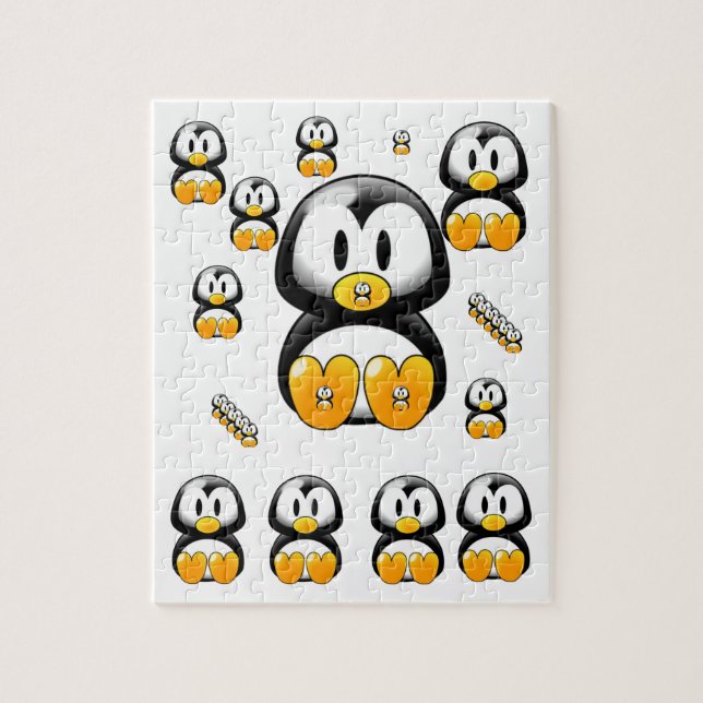 Penguin Jigsaw Puzzle (Vertikal)