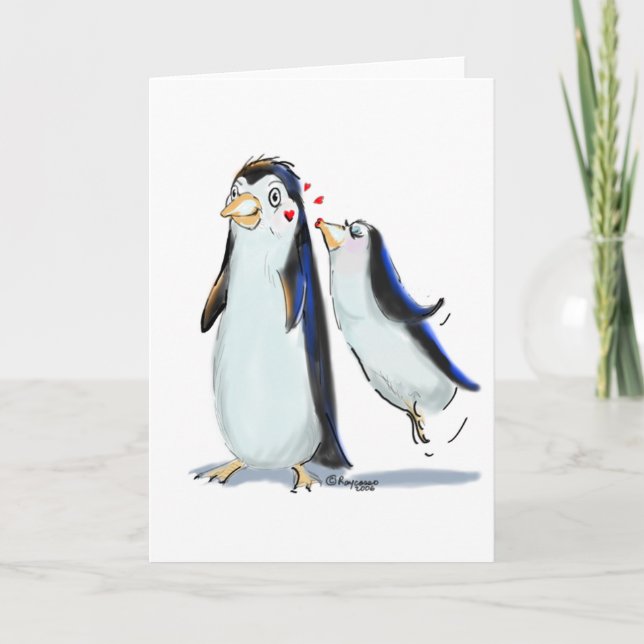 PeNgUiN KiSs Karte (Vorderseite)