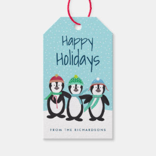 Penguin-Kumpel-personalisierte Geschenk-Umbauten Geschenkanhänger