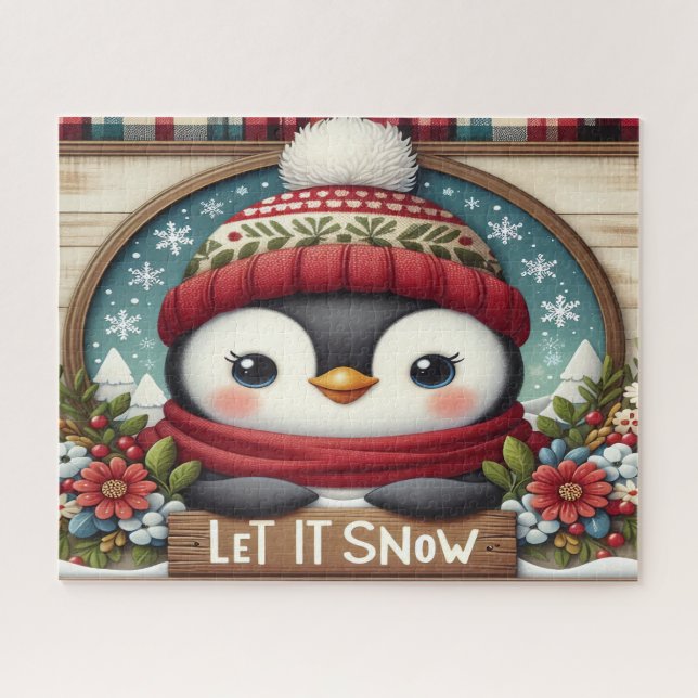 Penguin Let It Snow (Horizontal)
